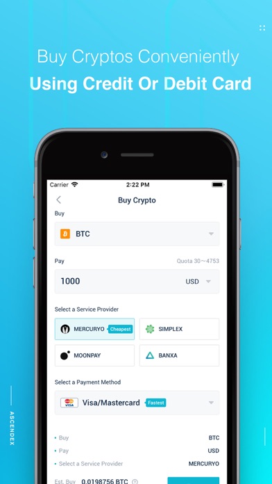 AscendEX: Buy Bitcoin & Crypto screenshot 4