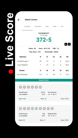 Game screenshot Stumps - The Cricket Scorer hack