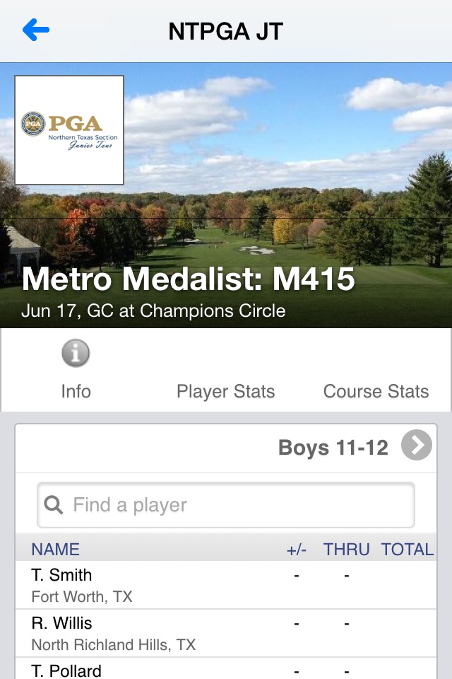 Northern Texas PGA Junior Tour screenshot 3
