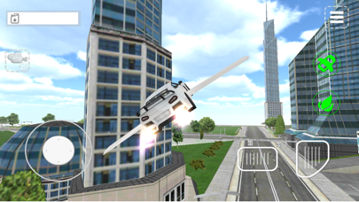 Flying Sports Car Simulator 3D screenshot 2
