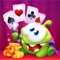 Join Om Nom's newest adventure in a brand new genre, Tripeaks Solitaire