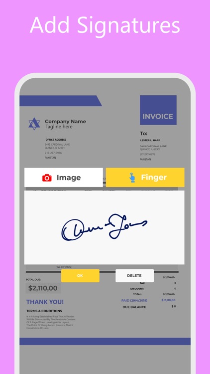 Instant Invoice Maker,Receipts screenshot-6