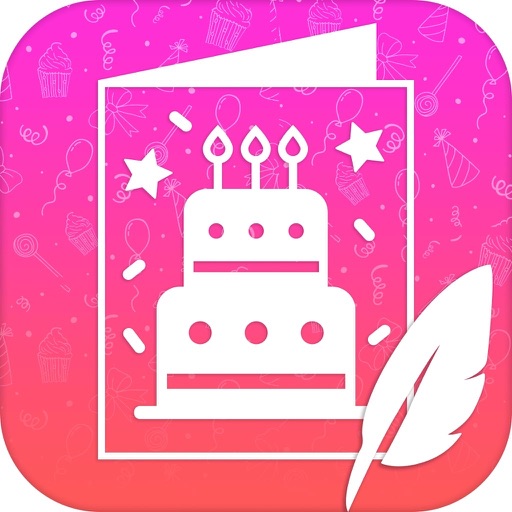 Birthday Photo Frame With Cake Icon