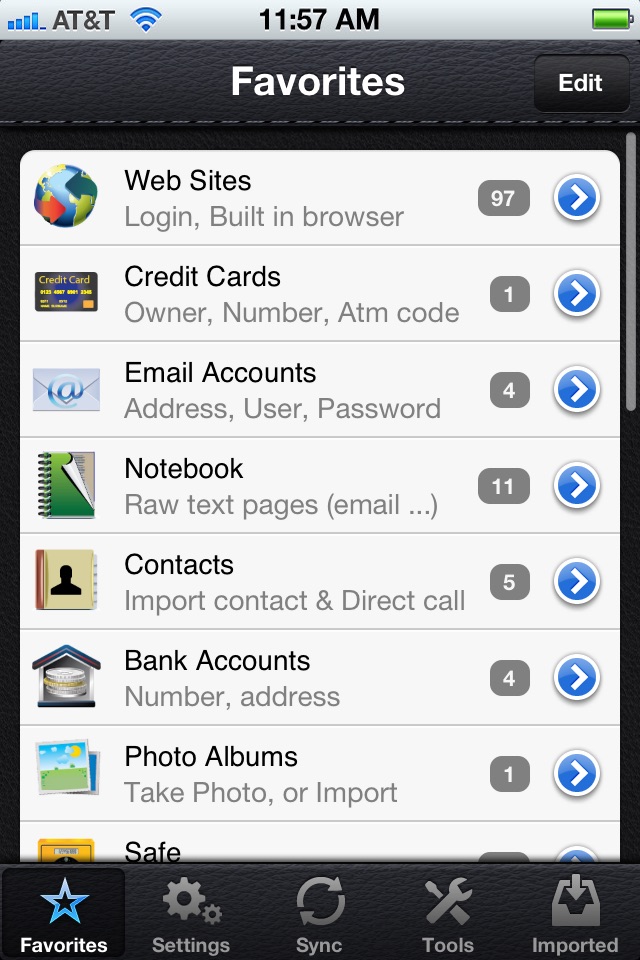 Password Manager iPassSafe+ screenshot 2