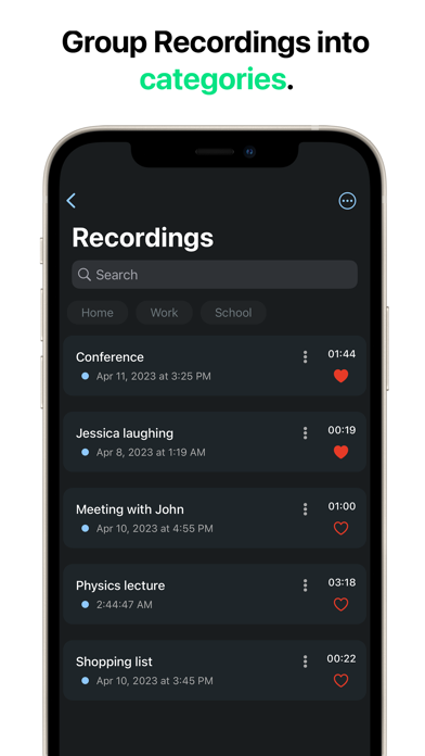 Audio Recorder & Voice Memos screenshot 2