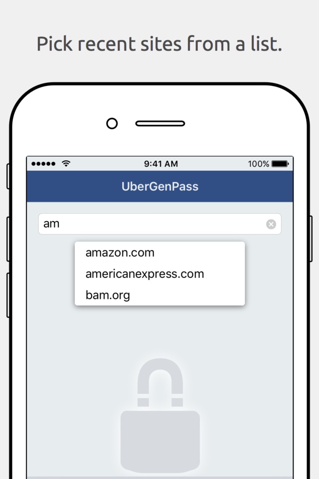 UberGenPass screenshot 3