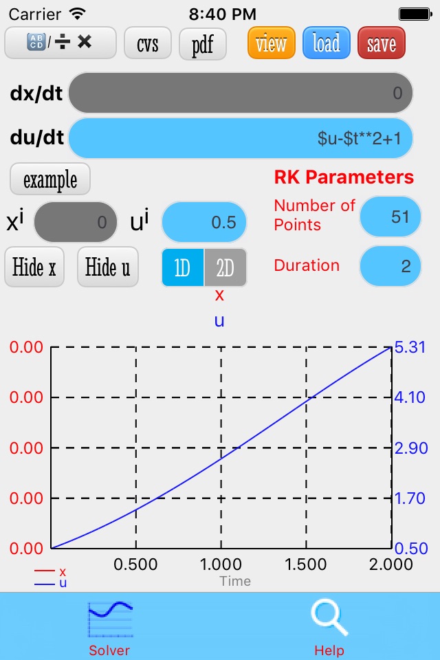 ODE Solver screenshot 4