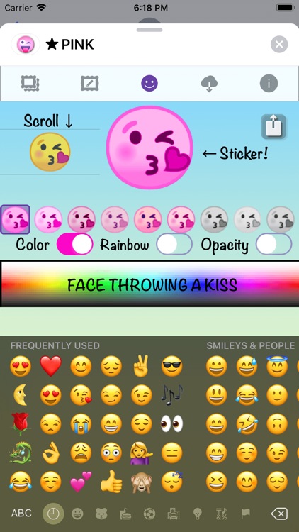 PINK Emoji • Stickers