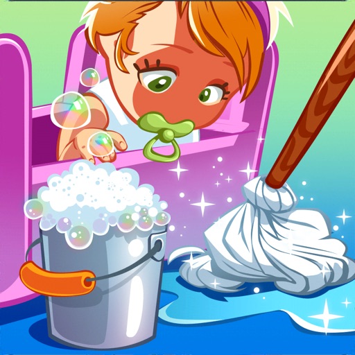 Baby Doll House Cleaning Game