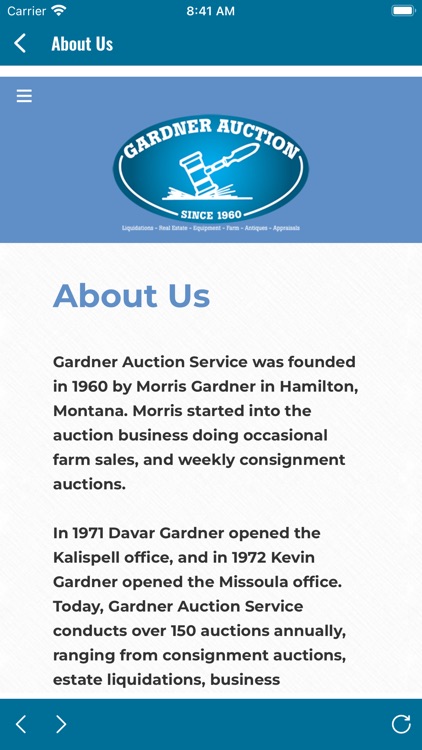 Gardner Auction