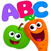 Educational ABC Kids Games 2 3 - Funny Food: Kids Learning Games