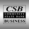 Bank conveniently and securely with Community State Bank Mobile Business Banking