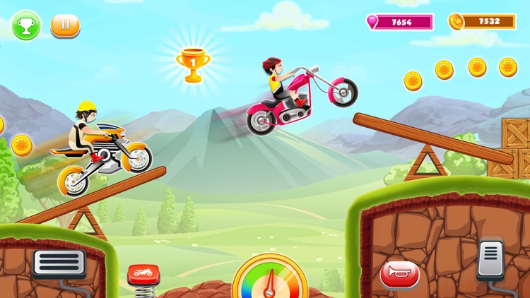 Free Style Moto Dirt Bike Race