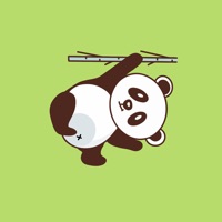 The direction of the panda