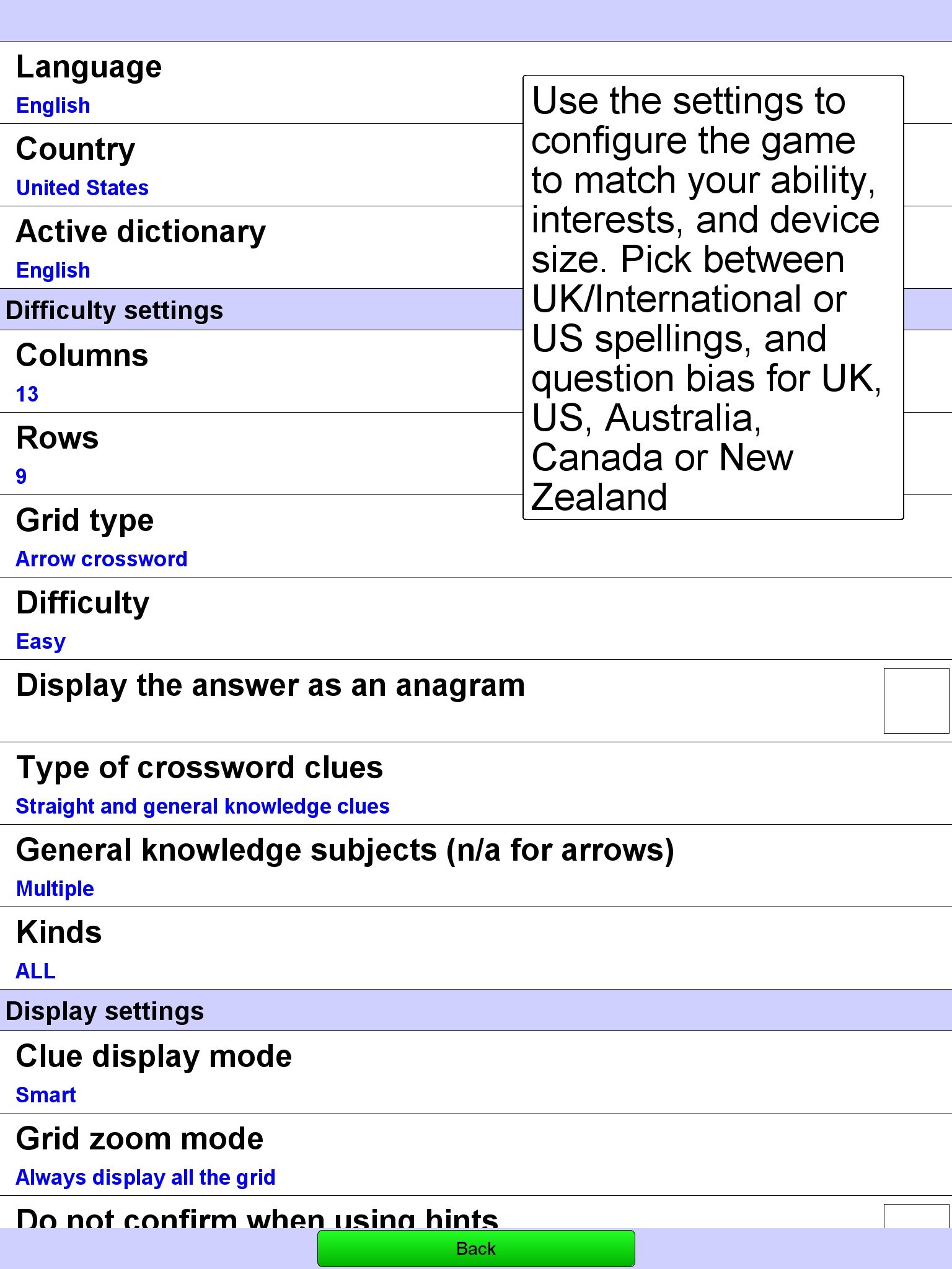 Barred Crossword screenshot 4