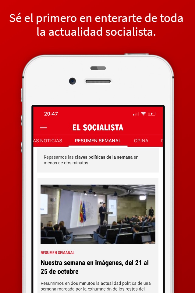 PSOE ‘El Socialista’ screenshot 4