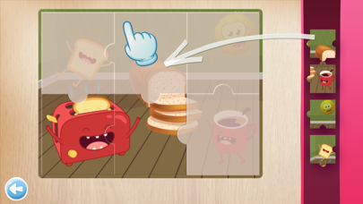 Kids puzzle games - learn food screenshot 4
