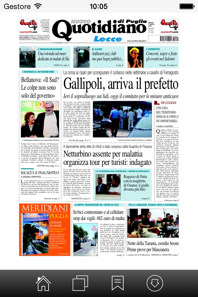 Quotidiano di Puglia screenshot 2