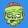 Zombie Emoji Stickers for text