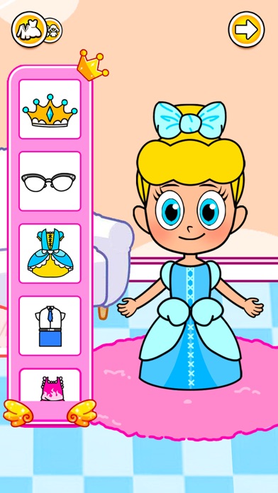 公主小镇世界:公主游戏公主布置房间公主装扮小游戏大全