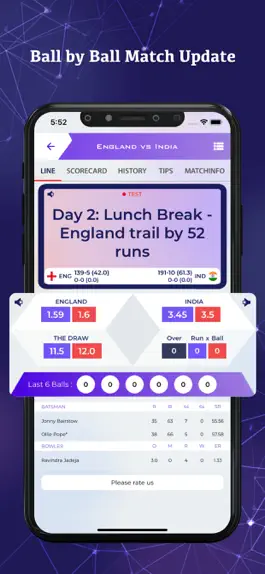 Game screenshot Cricket World Live Line apk