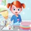 Icon Girl Doll House Cleaning Games