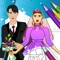 Welcome to the most awaited wedding girl coloring dress-up game to show your glittering dress designs with pencil art