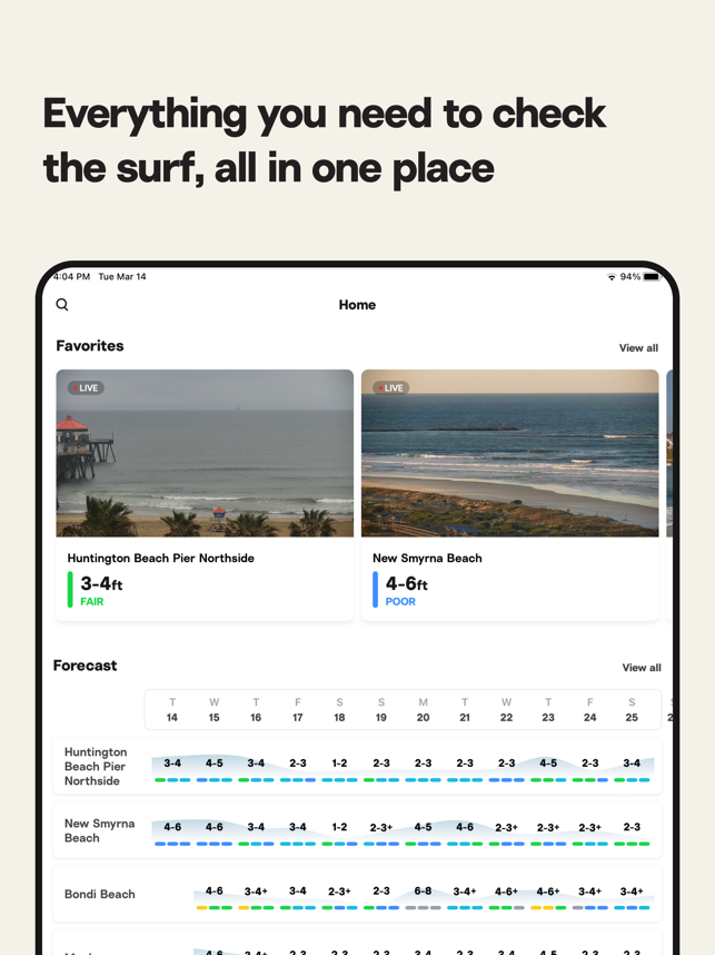 ‎Surfline: Wave & Surf Reports Capture d'écran