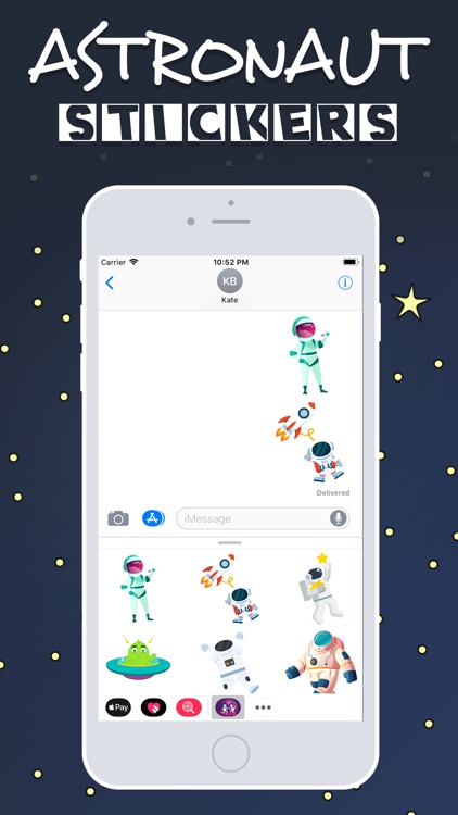 Astronaut  Emojis screenshot-3