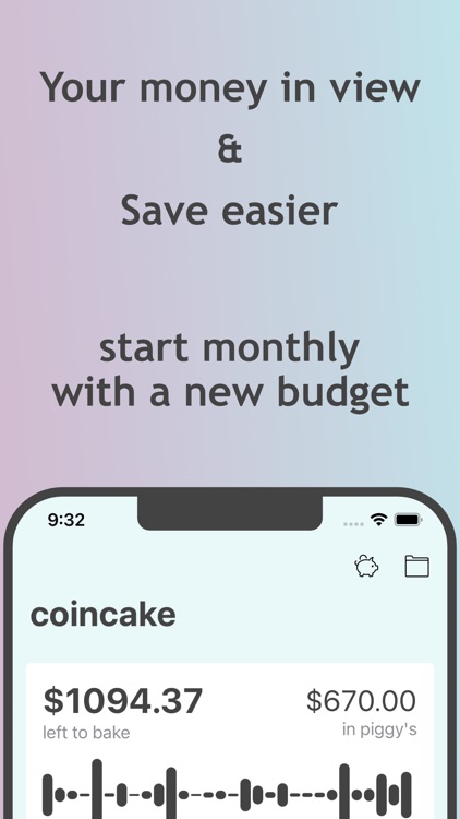 coincake - simply budget