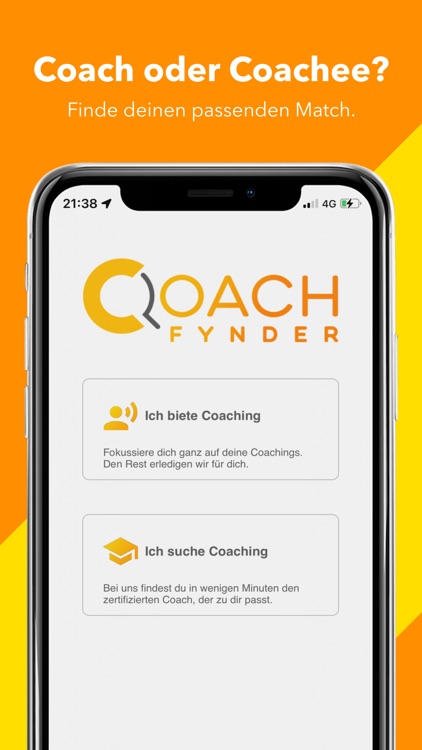 Coachfynder – Die Coaching-App