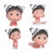 Cutemoji include cute girl, cute cat,cute dog funny emoticons and smileys for chatting