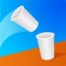 Flip cup into the cups