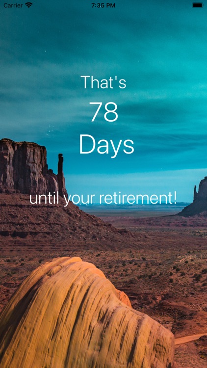 Retirement Countdown · screenshot-2