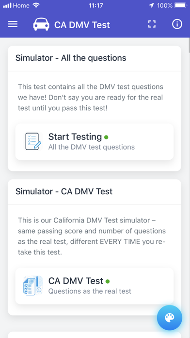 CA DMV Test screenshot 3