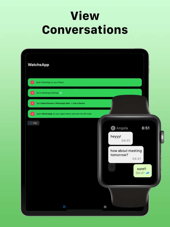 WatchsApp - Chat for Watch screenshot 3