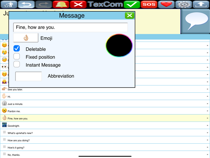 TexCom Text Communicator