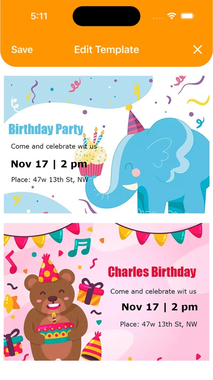 Birthday Invitations Maker screenshot-4