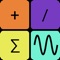 This is a combination RPN scientific calculator, RPN basic calculator, equation plotter, one-button statistics, linear equation solver, and unit converter