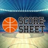 Basketball scoresheet