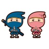 Ninja and Kunoichi sticker