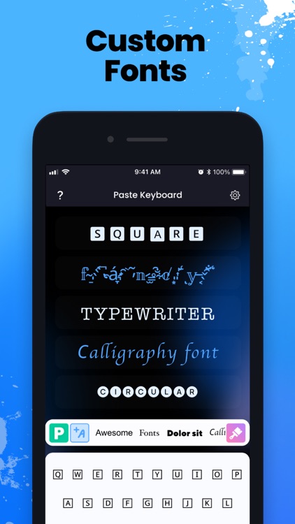 Fonts＋Keyboard Themes & Emoji screenshot-0