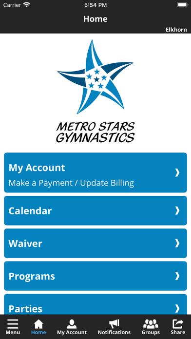 Metro Stars Gymnastics screenshot 2