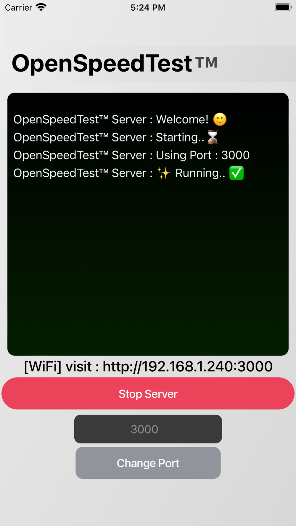 openspeedtest-server