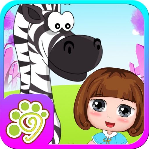 Bella's playtime with zebra Icon