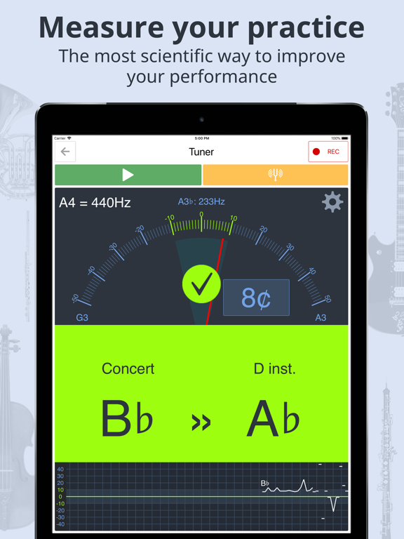 Tuner & Metronome -Soundcorset screenshot 2