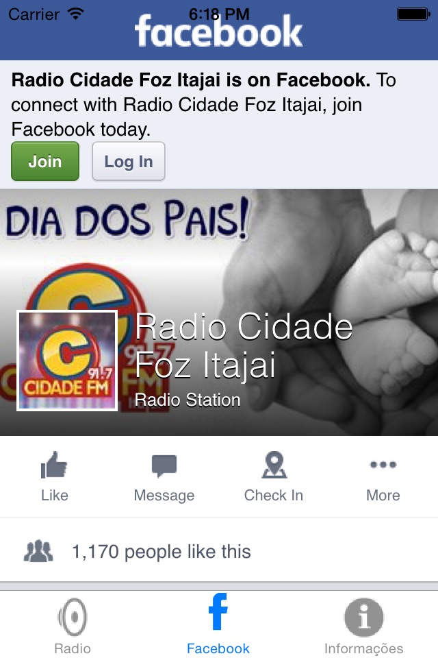 Rádio Cidade Foz Itajaí FM screenshot 2