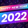 Icon Happy New Year 2022, Christmas
