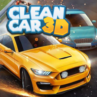 Clean Car 3D Runner Game