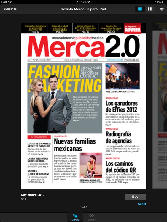 Revista Merca2.0 para iPad